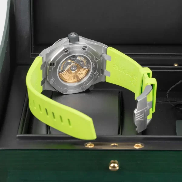 Audemars Piguet 15710ST.OO.A038CA.01 Royal Oak Offshore Diver Green Dial 42mm Watch - Image 5