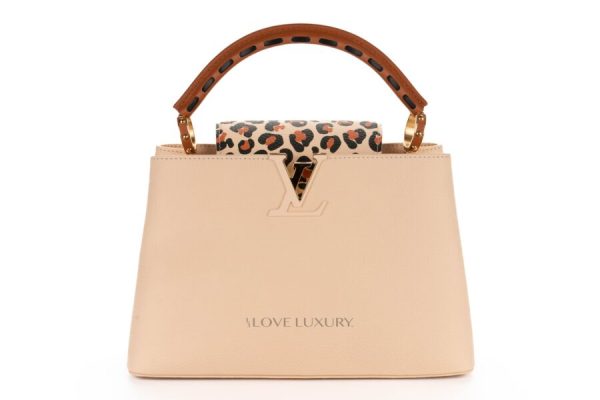 Louis Vuitton Capucines PM Beige Wild At Heart