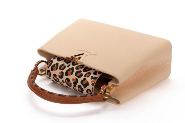 Louis Vuitton Capucines PM Beige Wild At Heart - Image 3