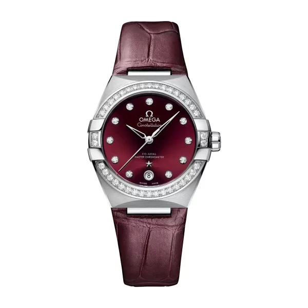 Omega 131.28.36.20.63.003 Seamaster Aqua Terra Co-Axial Red Diamonds Dial